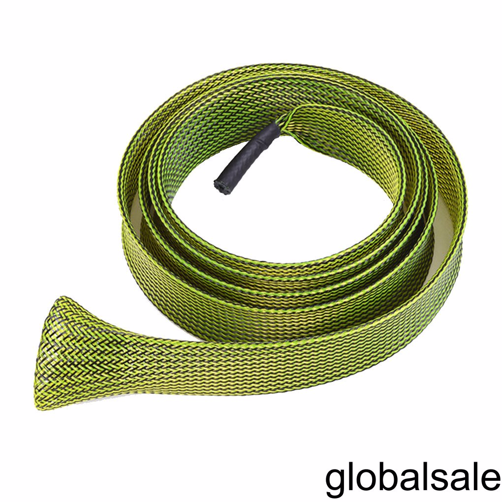 [GLOBAL] 35mm 170cm 可擴展釣魚工具編織網包裹鑄造釣魚竿袖套桿手套保護袋