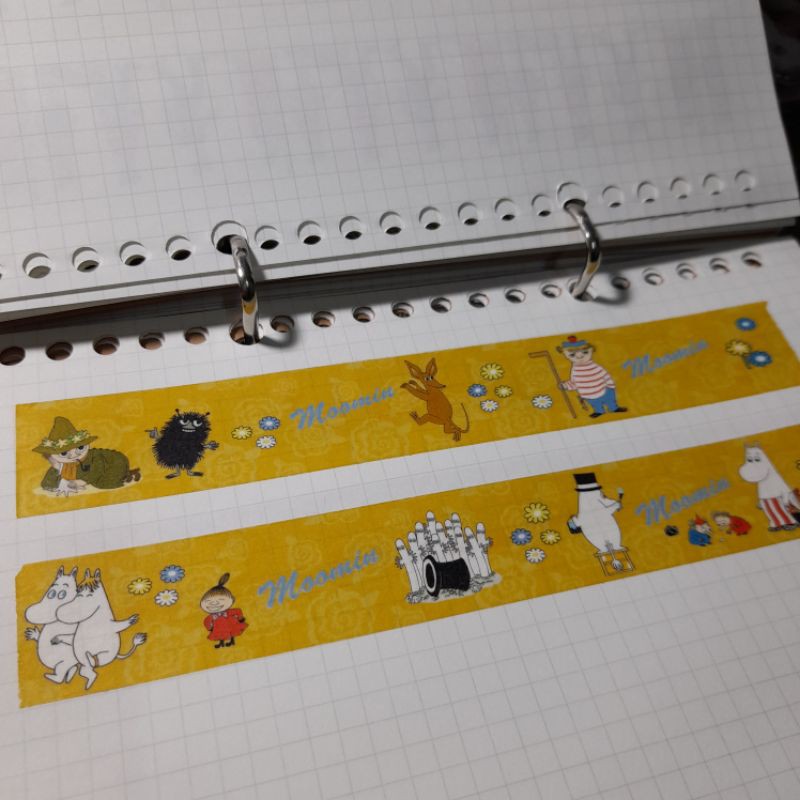 【紙膠帶分裝】Moomin 嚕嚕米 紙膠帶  一單100cm