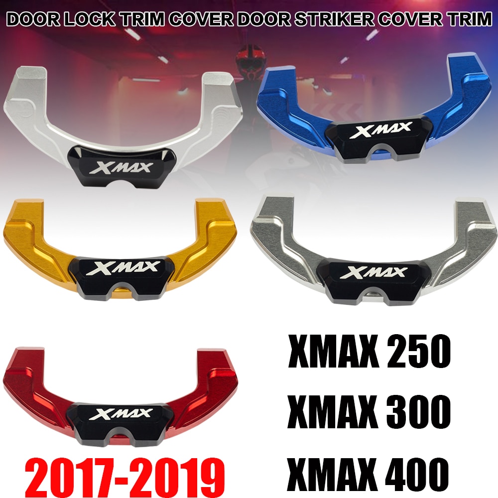 適用於Yamaha山葉 XMAX 250/300/400 2017-2019的Hoomy鋁合金電動門鎖裝飾蓋