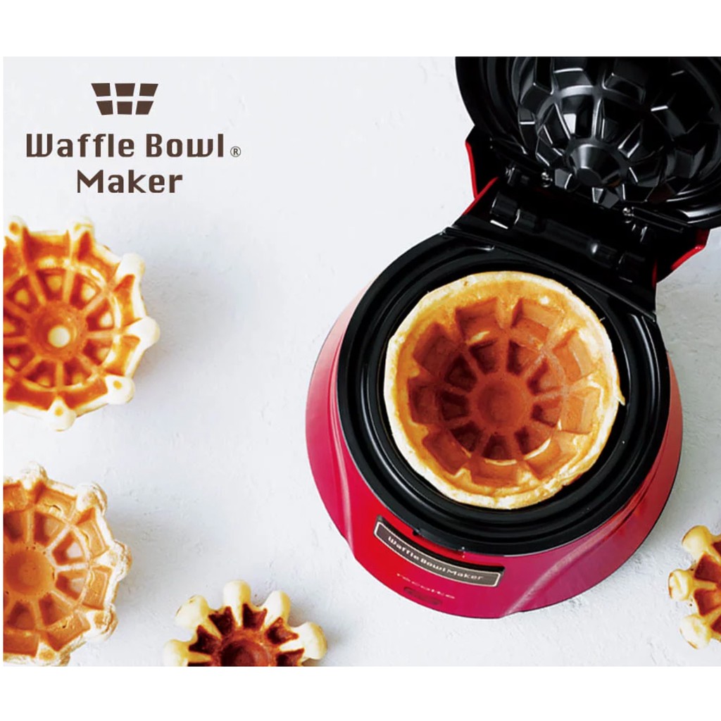 全新recolte Waffle Bowl 杯子鬆餅機(含運費）