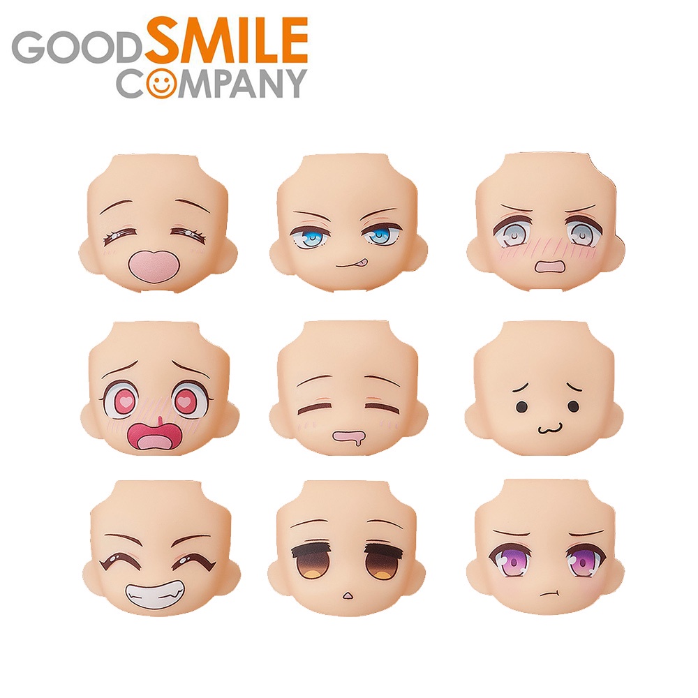 【Good Smile】黏土人 黏土娃 替換配件 臉部表情 一組9入 公司貨【９９模玩】