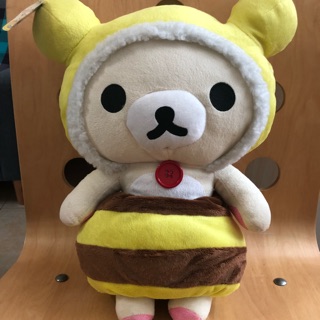 拉拉熊 rilakkuma 蜜蜂裝 娃娃 玩偶 布偶 絨毛玩具 絨毛娃娃 絨毛玩偶