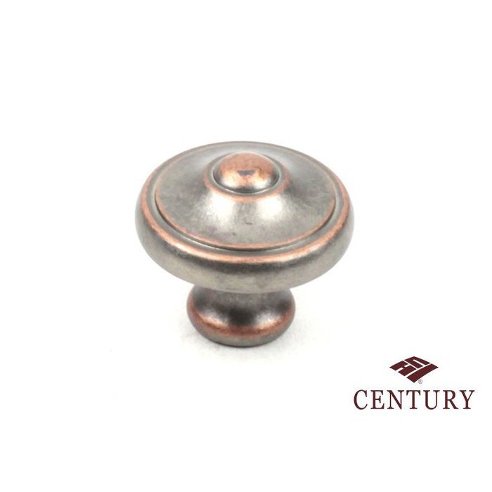 現貨 Century單孔古典把手 鏽蝕銀 Country系列 直徑34.9mm 櫥櫃把手 鄉村風 五金把手 崧傑精品生活