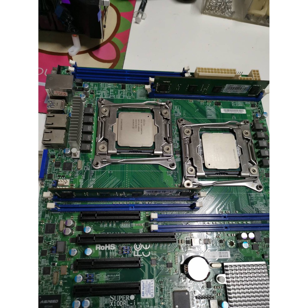 X10DRL-i X99主機板 3060 直上6卡主板 送CPU DDR4 8G