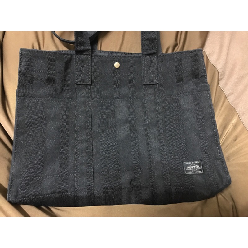 [2手美品]日標PORTER TOKYO JAPAN 包包(七十周年TANGO BLACK款)