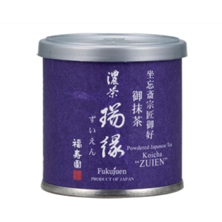 B&N(預購）日本進口 福壽園/特級/京都/宇治/玉露/煎茶/裡千家 坐忘齋宗匠御好 濃茶 瑞緣 抹茶 20g