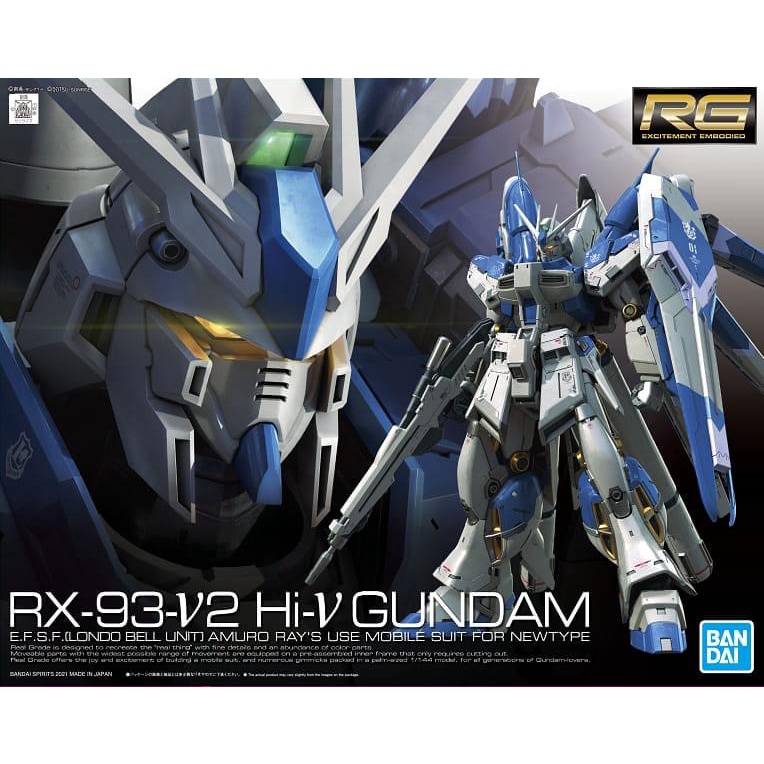 模霸 現貨萬代bandai Rg 1 144 Hi V Hi Nu 海牛鋼彈 蝦皮購物