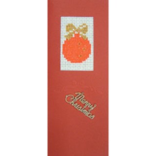 清倉特價~十字繡材料包H104 聖誕賀卡-聖誕彩球