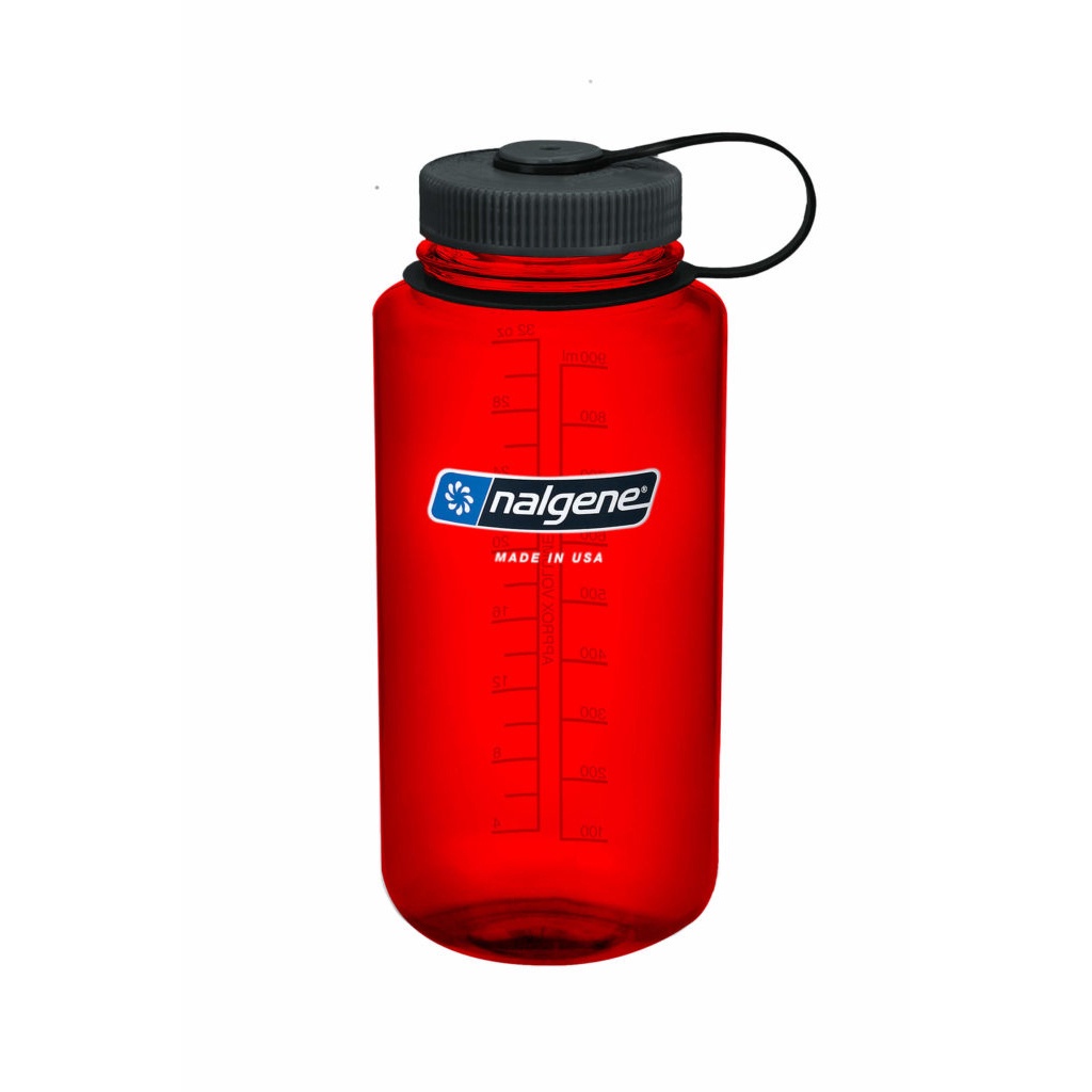 nalgene 1000 ml 寬口登山戶外運動耐熱水壺 紅色  2178-2023-現貨/蝦皮代開發票