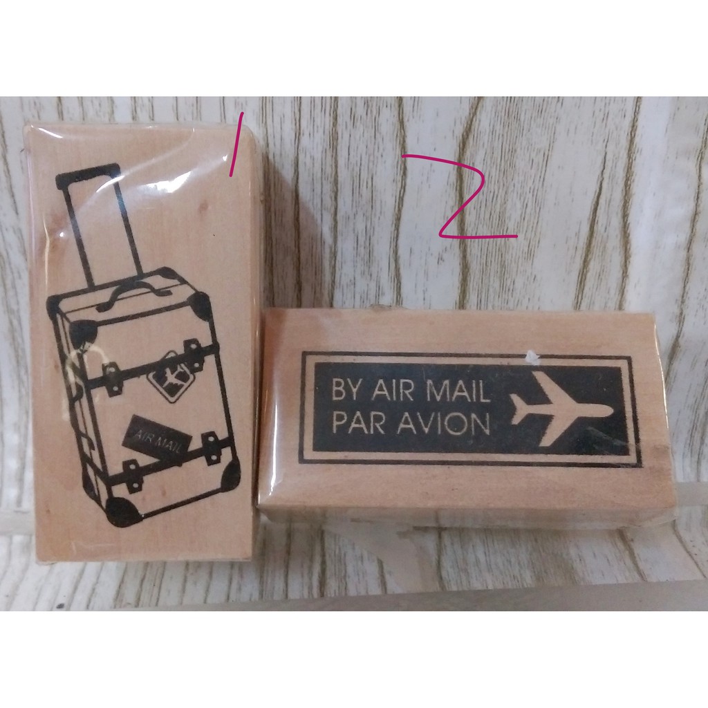 【文創】-現貨! AIR MAIL 旅行紀念連續印章
