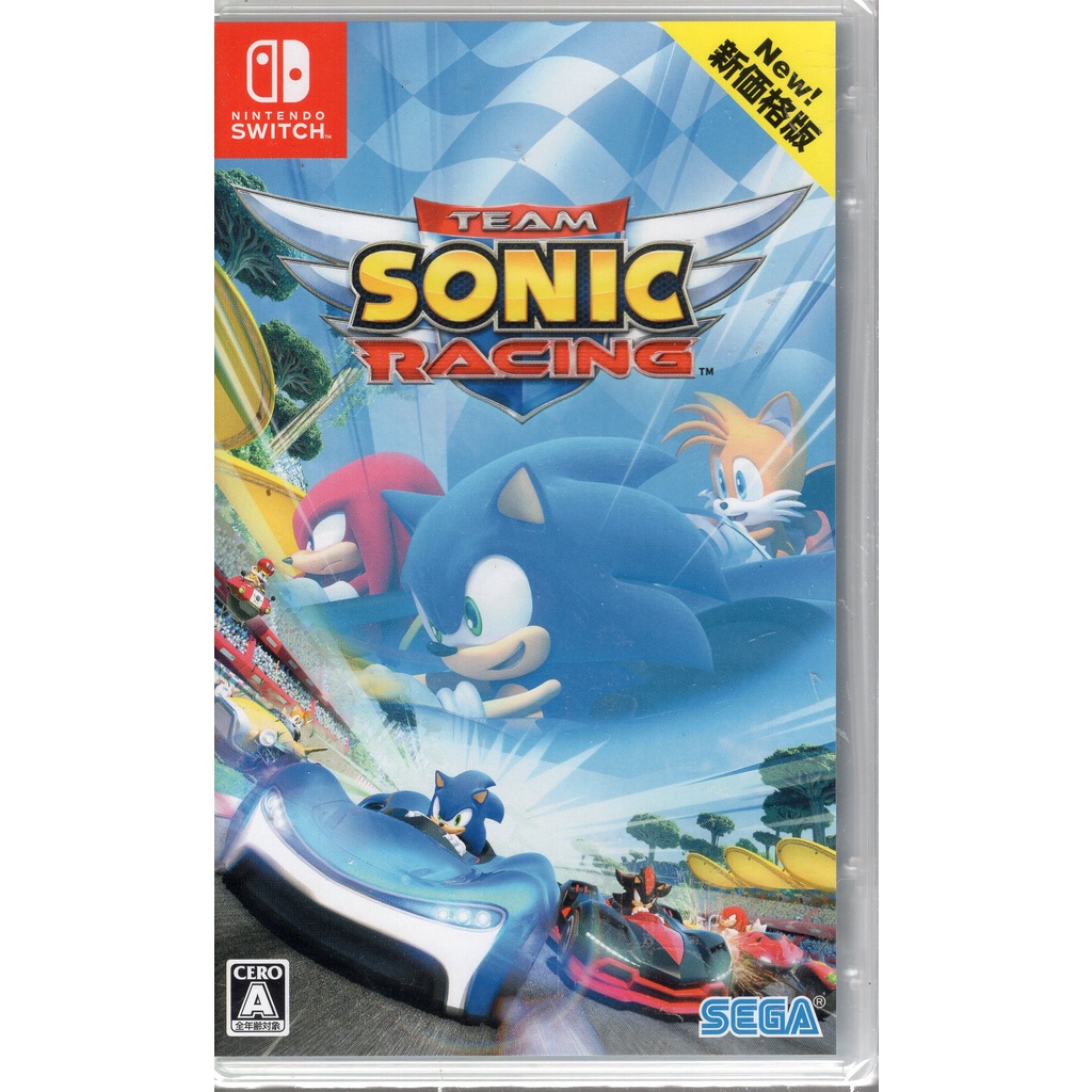 Switch 遊戲 音速小子 搭檔組隊大賽車 Team Sonic Racing 中文版【魔力電玩】