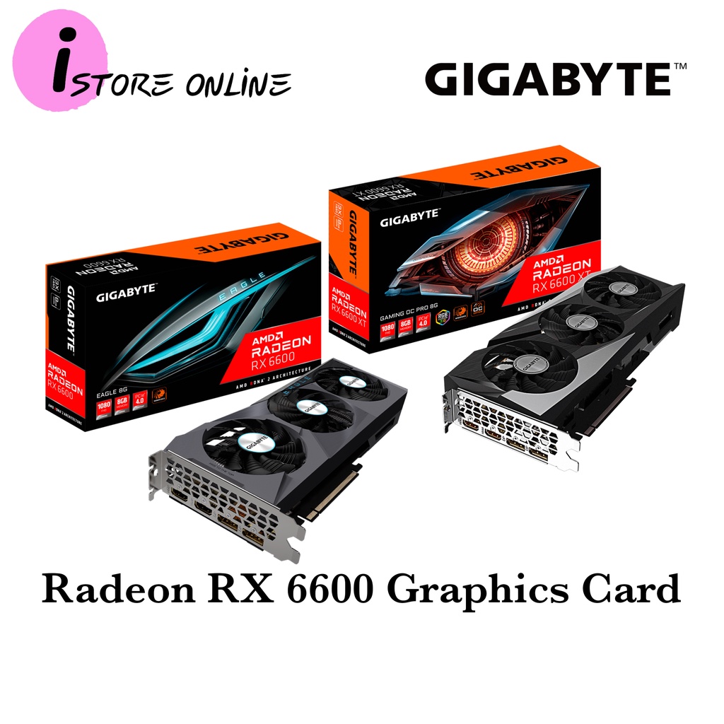 Gbabyte Radeon RX 6600 Eagle / RX 6600 XT Gaming OC Pro 8GB