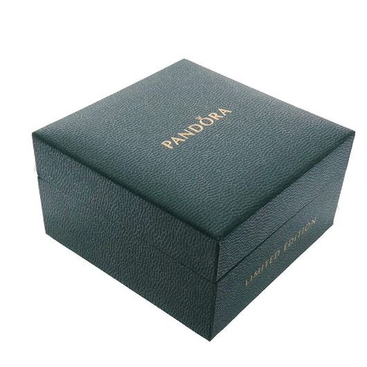 Pandora 潘朵拉 串珠手環包裝盒 盒子 墨綠色 全新 專櫃正品 名牌精品