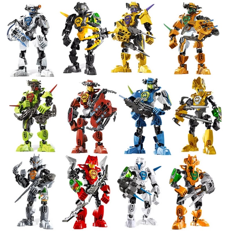 英雄工廠士兵明星戰士積木玩具電湧 Evo Stringer 機器人人物磚塊玩具的孩子