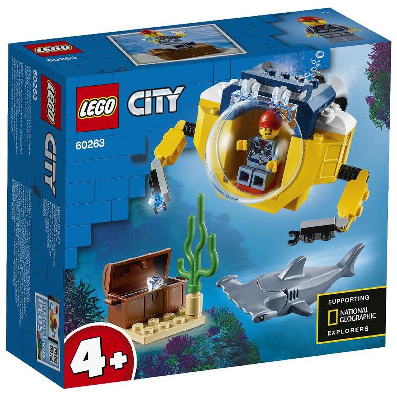 ㊕超級哈爸㊕ LEGO 60263 海洋迷你潛水艇 City 系列