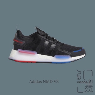 ADIDAS ORIGINALS NMD V3 黑藍紅 初版 經典 休閒 情侶 GX3378【Insane-21】