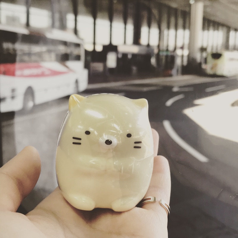 角落生物環保扭蛋 貓咪款 成田機場扭蛋公仔