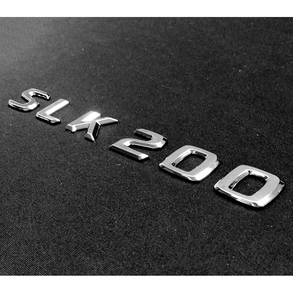 11-UP 賓士 Benz SLK200 R172 後箱字體 車身字體 後箱字貼 電鍍銀 字體高度25mm 改裝 配件