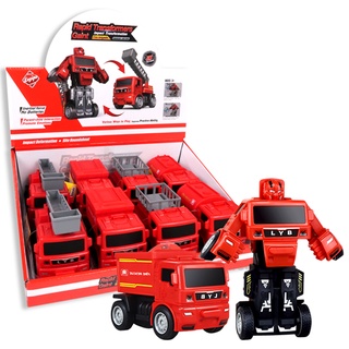 消防變形車 消防車款 變形玩具車 變形機器人 交通工具玩具 兒童玩具