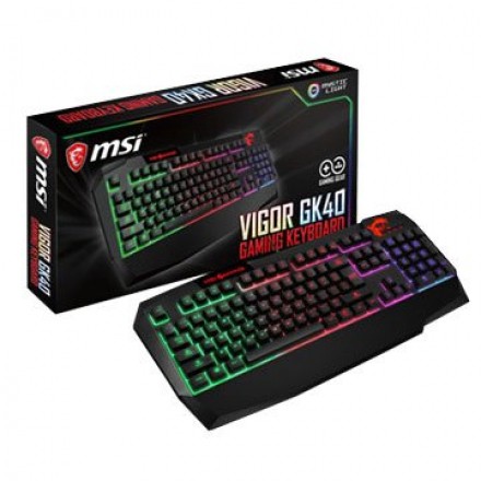 聯 MSI 微星 Vigor GK40 RGB防潑水電競鍵盤  電腦鍵盤 有線鍵盤