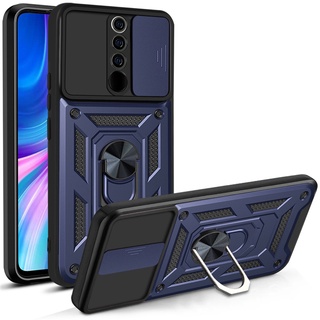 Redmi Note 8 8 Pro 9 9s 9 Pro Max Armor 鏡頭保護手指磁性汽車環支架蓋的手機殼