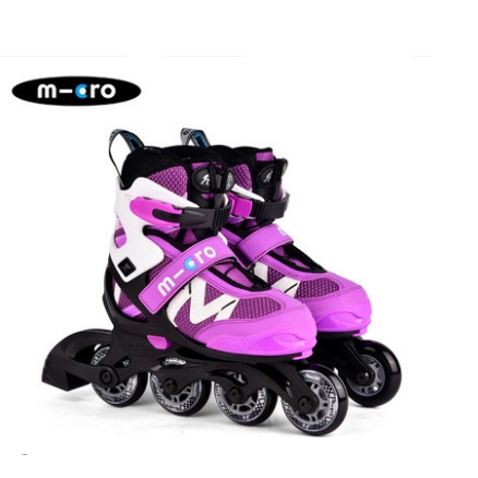 歐洲micro溜冰鞋兒童輪滑鞋直排輪男女伸縮四段調節new-Shaper