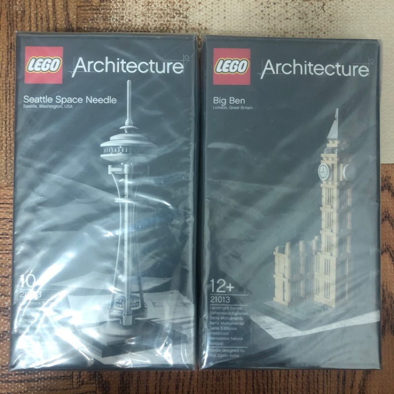 LEGO ARCHITECTURE 建築系列 21003 西雅圖太空塔 21013 大笨鐘