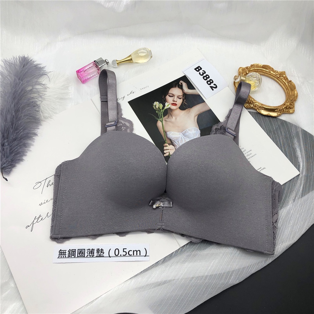 @99bra B3882 尺寸38B 85B 蕾絲美背 無鋼圈素色內衣 0.5cm 調整型內衣 機能型內衣