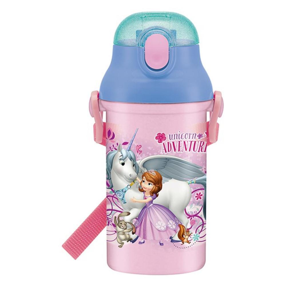 日本 Disney 公主系列 蘇菲亞  彈蓋 吸管水壺 兒童水壺 ( PSB4P /400ML) 日本製 (0727)