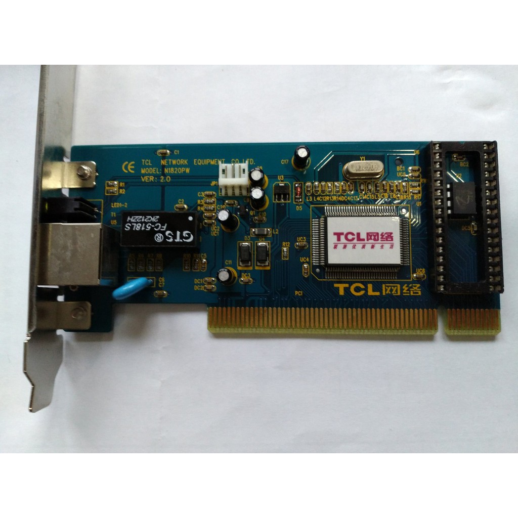 5-中古清貨 PCI 網路卡-TCL 網路 繽紛藍-N1820PW
