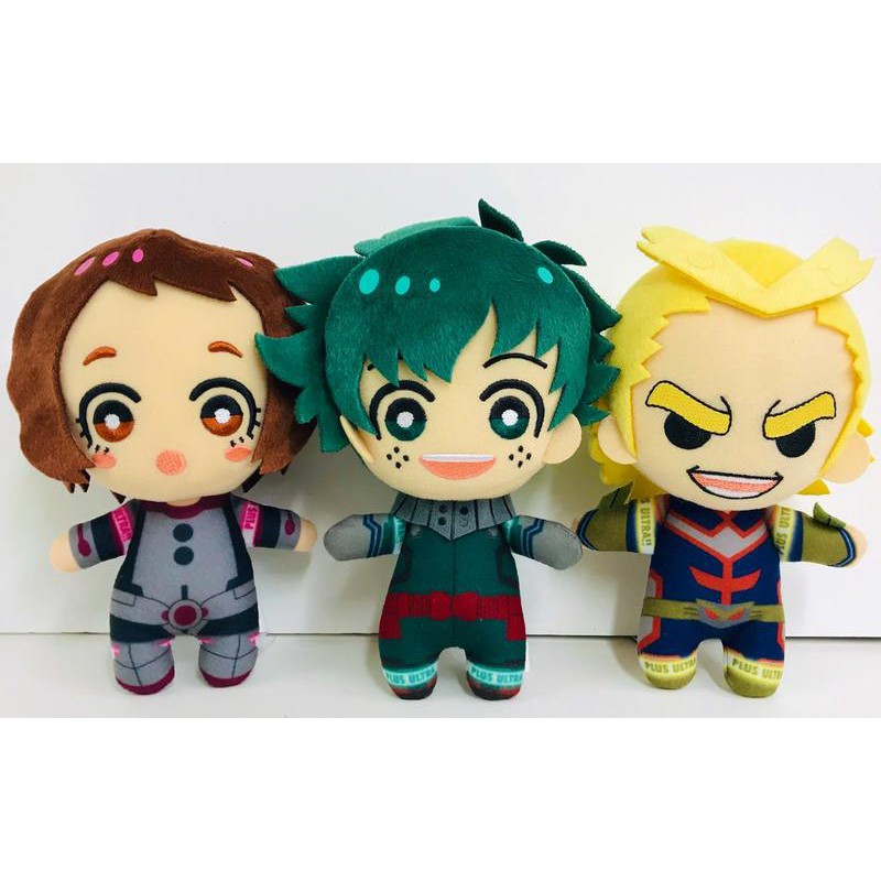 現貨 BANPRESTO 代理版 8月景品 我的英雄學院 vol.1 布偶/娃娃/醜娃吊飾 綠谷 歐爾麥特 麗日御茶子