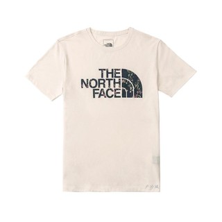【The North Face】女 吸濕排汗LOGO圓領短袖T恤