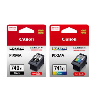 【蝦皮直營】Canon PG-740XL+CL-741XL 原廠高容量墨水匣組合(1黑1彩) 廠商直送