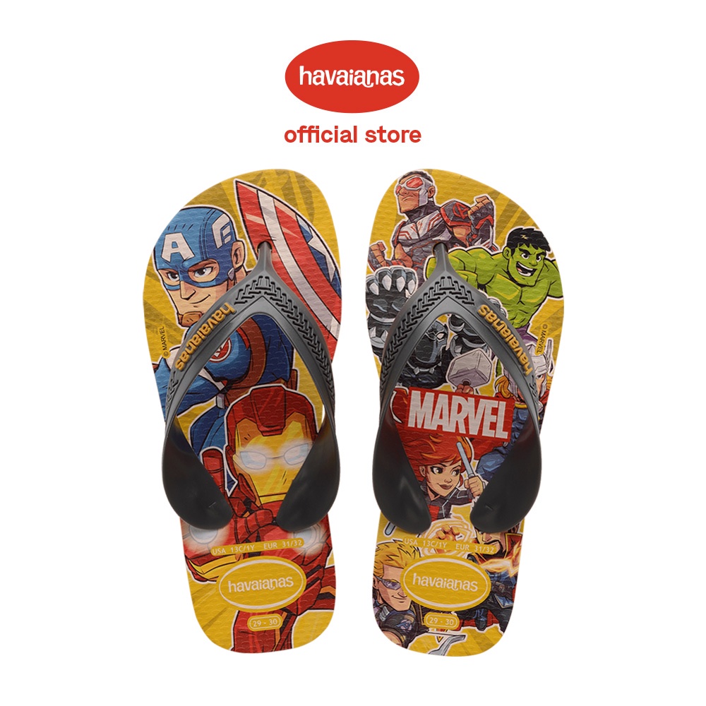 Havaianas哈瓦仕 童鞋 拖鞋 漫威英雄 鋼鐵人 Kids Max Marvel 4147006-6362K