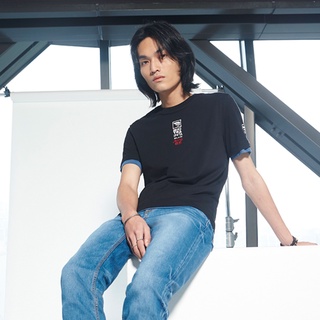 BIG TRAINLOGO百搭彈性男潮T-B80777-80&88