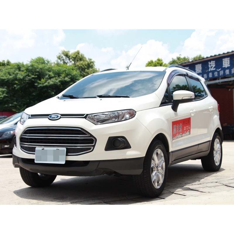 🔥2014 福特 EcoSport 白🔥FB收尋：小闕中古車