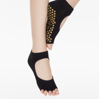 【Clesign】Toe Grip Socks 瑜珈露趾襪 - Blackout 免運費