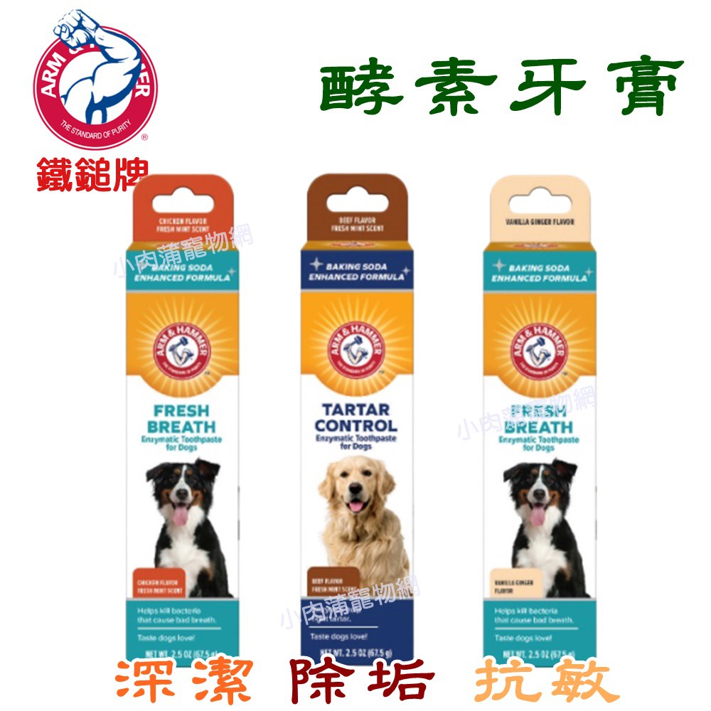 鐵鎚牌 ARM&amp;HAMMER -易齒趣 犬用酵素牙膏 寵物用品 寵物牙膏 狗狗牙膏 犬用牙膏 牙膏 潔牙 牙膏 犬用牙膏
