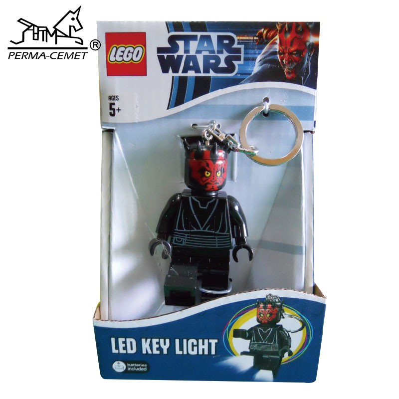 LEGO樂高/ 達斯魔鑰匙圈 / 星際大戰/Star Wars/LED/LED鑰匙圈