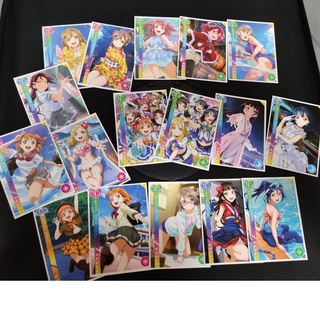 【全新】日版 LoveLive!Sunshine! Aqours BD特典 貼紙 UR SSR 水團