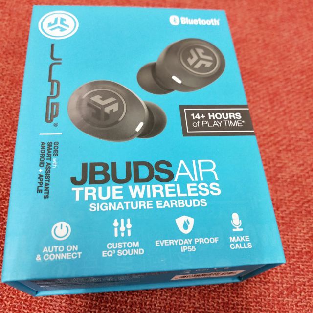 JLAB JBUDS AIR bluetooth 超新九成九新二手，真無線藍芽耳機，黑色