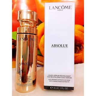 LANCOME 蘭蔻絕對完美黃金玫瑰修護精華 30ML 全新百貨公司正貨 白盒裝 中文標