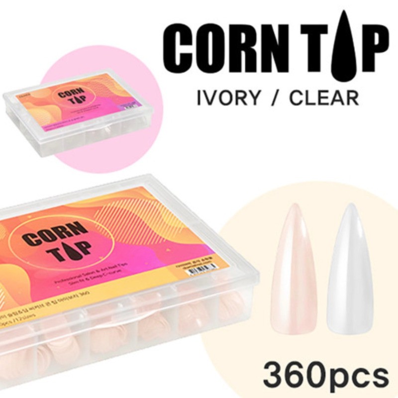 DIAMI / Corn Nail Tip 360pcs人造指甲