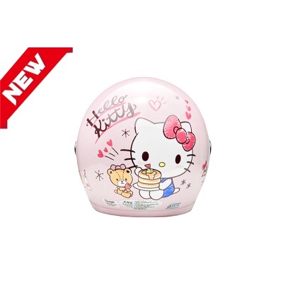 【KK】EVO CA002/003 鬆餅KITTY 凱蒂貓 HELLO KITTY 兒童安全帽 半罩式 附贈鏡片