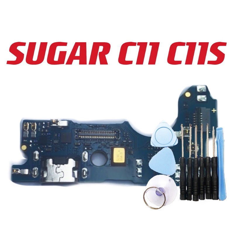 送10件工具組 原廠尾插適用於糖果手機 SUGAR C11 C11S 糖果 充電座 送話器 麥克風 充電小板 現貨