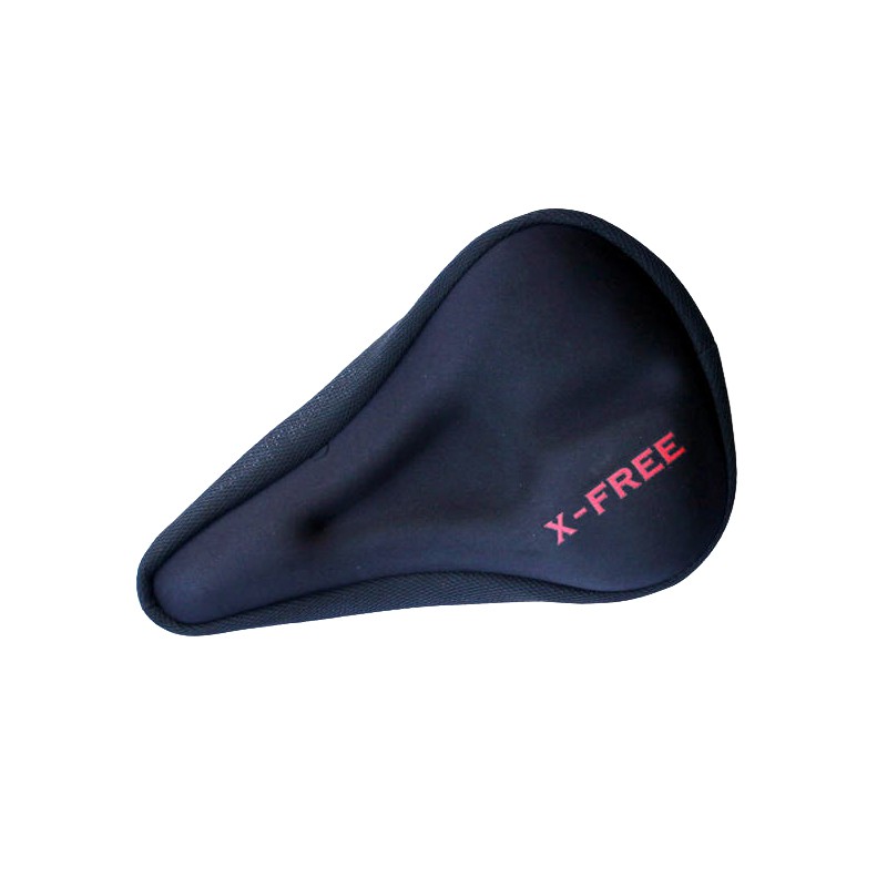 X-FREE 3D加厚矽膠座墊套-高3.5公分彈性舒適三角大凹槽更透氣[05207395]【飛輪單車】