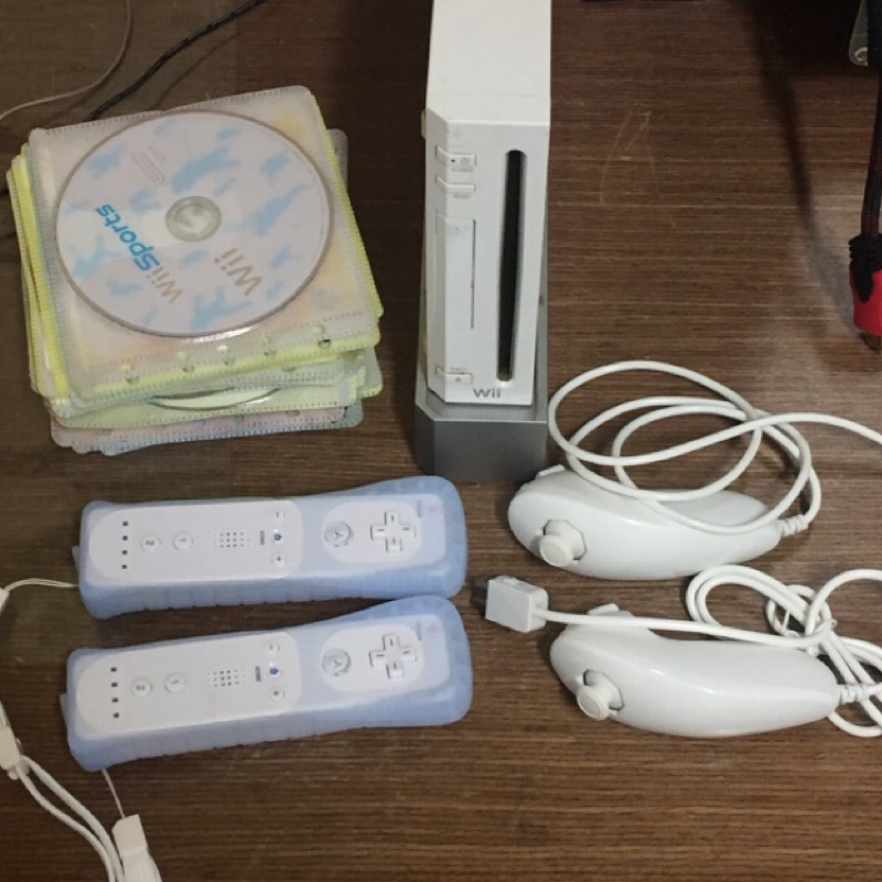 [免運］Wii大全配!已改機/功能正常/新搖桿兩組/含遊戲片