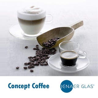 【Jenaer Glas德國精品玻璃】Concept Coffee 咖啡杯盤 2入組（ 4款）