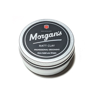 Morgan's 強力定型 霧面髮泥（隨身造型凝土 塑型土 塑型髮泥推薦 matt clay 油頭髮蠟 油頭蠟 水洗髮品
