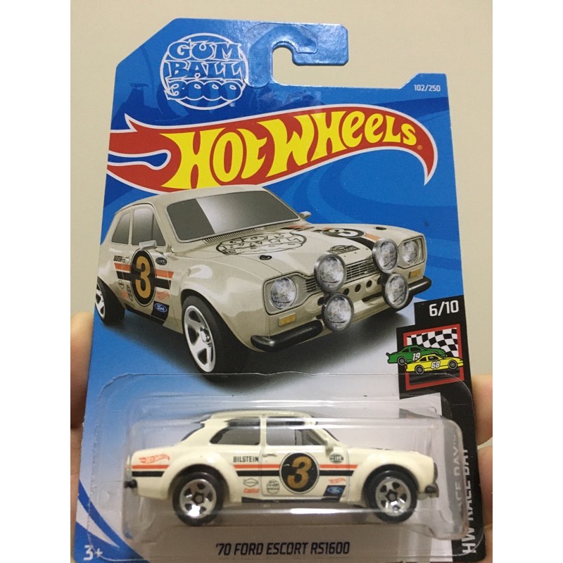 HW Race Day 6/10 FORD ESCORT RS1600 ★Hot Wheels No.102/250 FARBVARIANTE ★